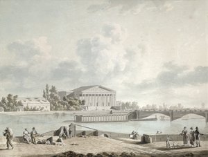 ポンデラコンコルドと軍団立法のファサード、1809年 作： Felice Marie Ferdinand Storelli